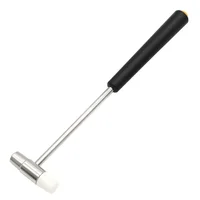 Small Hammer Repair Tool DIY Metal Rubber Hammer Double Head For Repair Watch Woodworking Puncher Iron Escape Jewelry Craft DIY 2