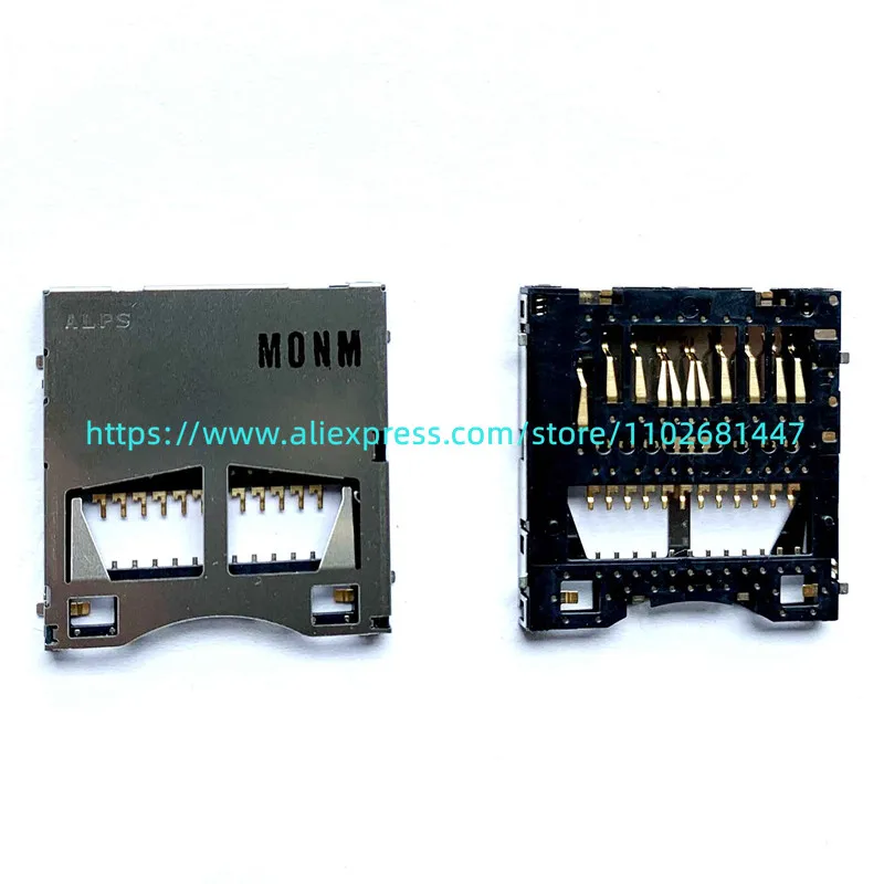For Panasonic HC-MDH1 DMC-LX2 DMC-LX5 MDH1 FZ18 SD Memory Card Connector Slot Holder NEW Original
