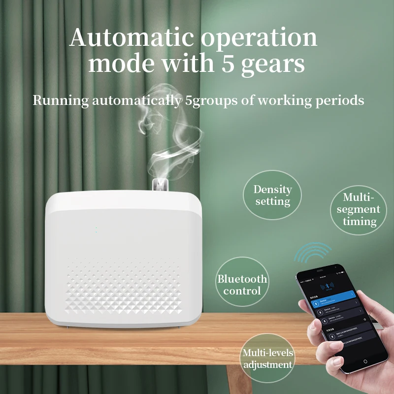 3000m3 بلوتوث التحكم ناشر رائحة سعة الزيت العطري 8...