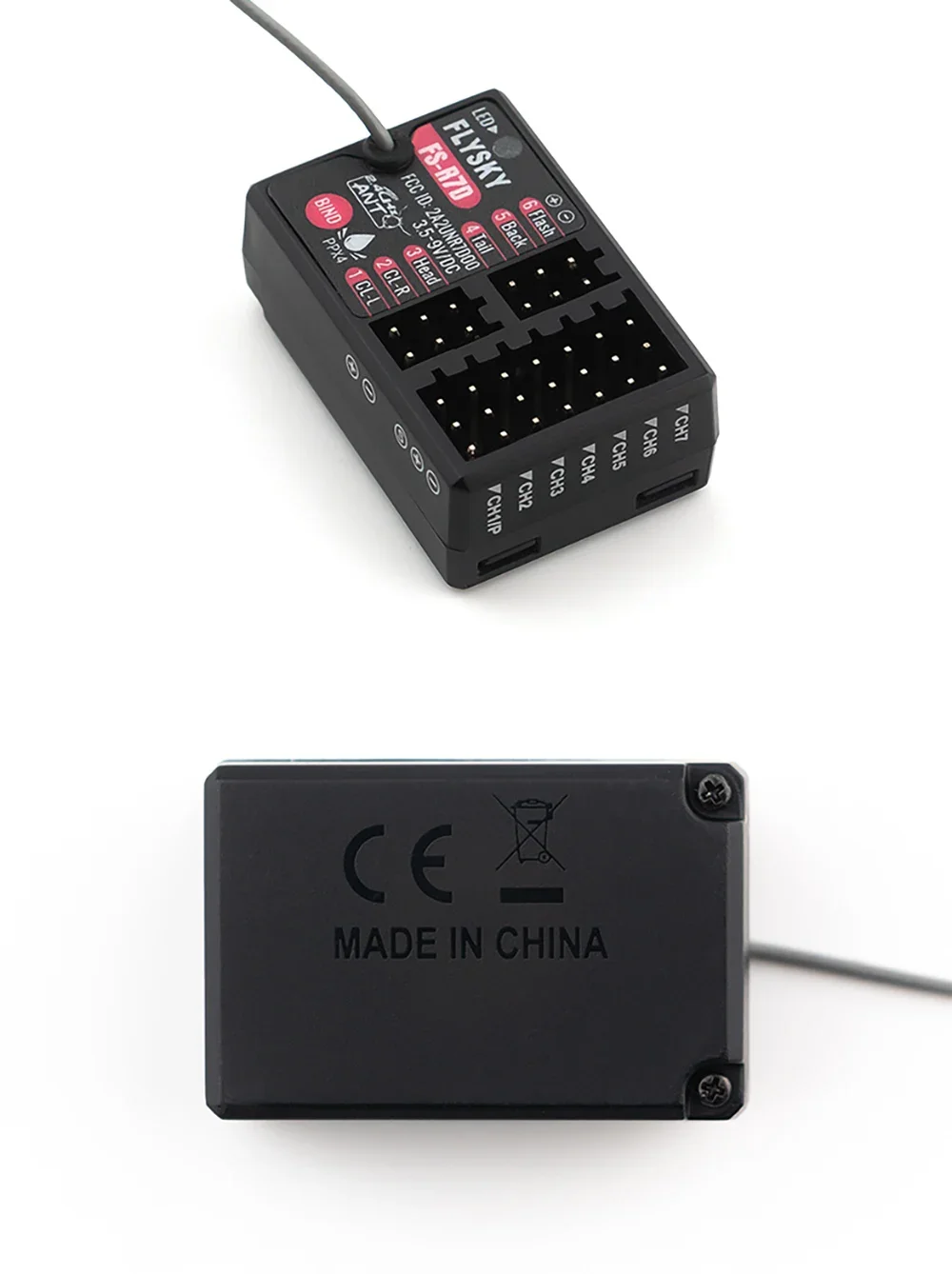 FLYSKY R7D 7-channel Light Set Receiver Applicable G7P 2.4G Wireless Remote Control For RC Car 6