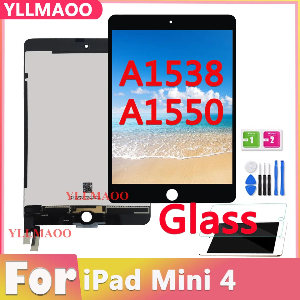 高品質タブレット液晶 iPad mini 4 Mini4 A1538 A1550 Lcd