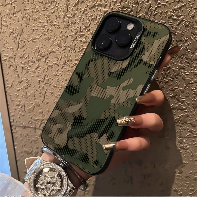Green Camouflage Pattern Phone Case