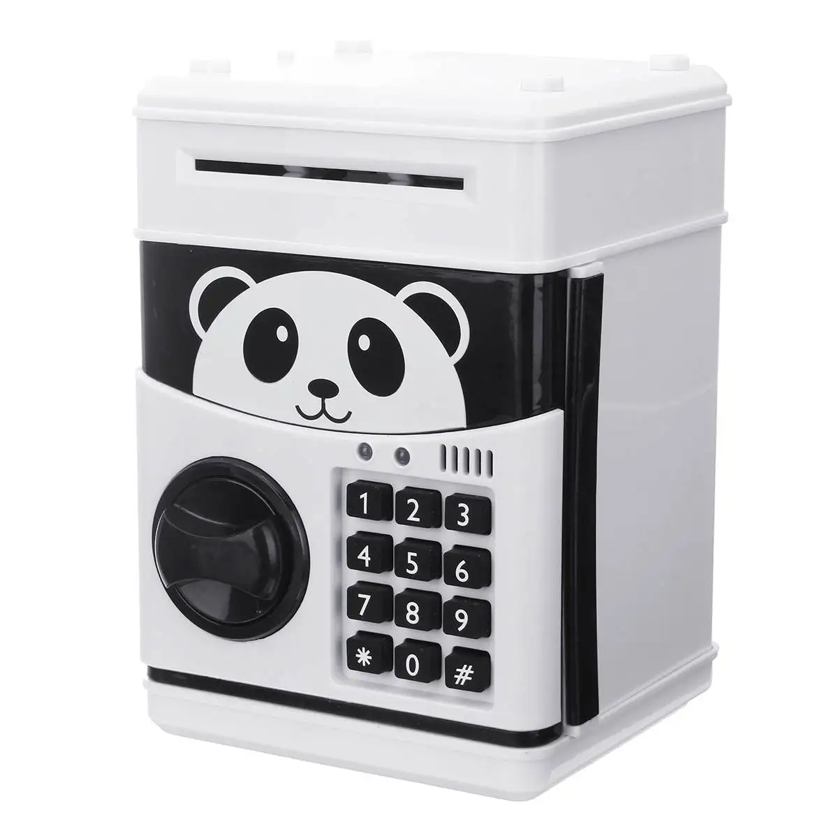 Panda Electronic Piggy Bank ATM Password Money Box Cash Coins Saving Box Bank Safe Box Automatic Deposit Banknote Christmas Gift