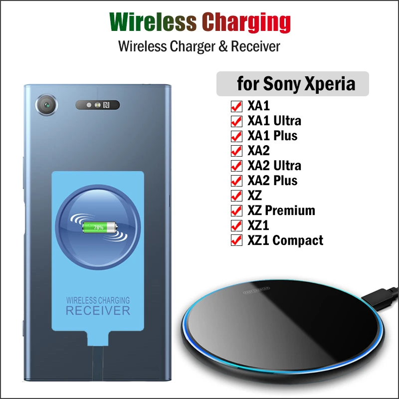 Onbepaald Auroch Nominaal Qi Wireless Receiver Xz1 Compact | Sony Xa2 Ultra Wireless Charging - Qi  Wireless - Aliexpress