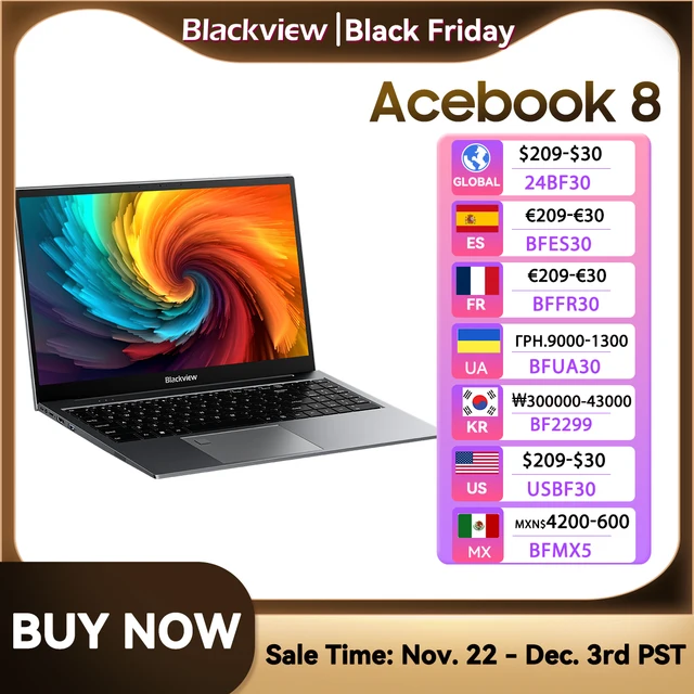 Blackview Acebook 8 Laptop 15 6 Win 11 12th Gen Intel Core N97 Processor 16gb Ddr4.jpg