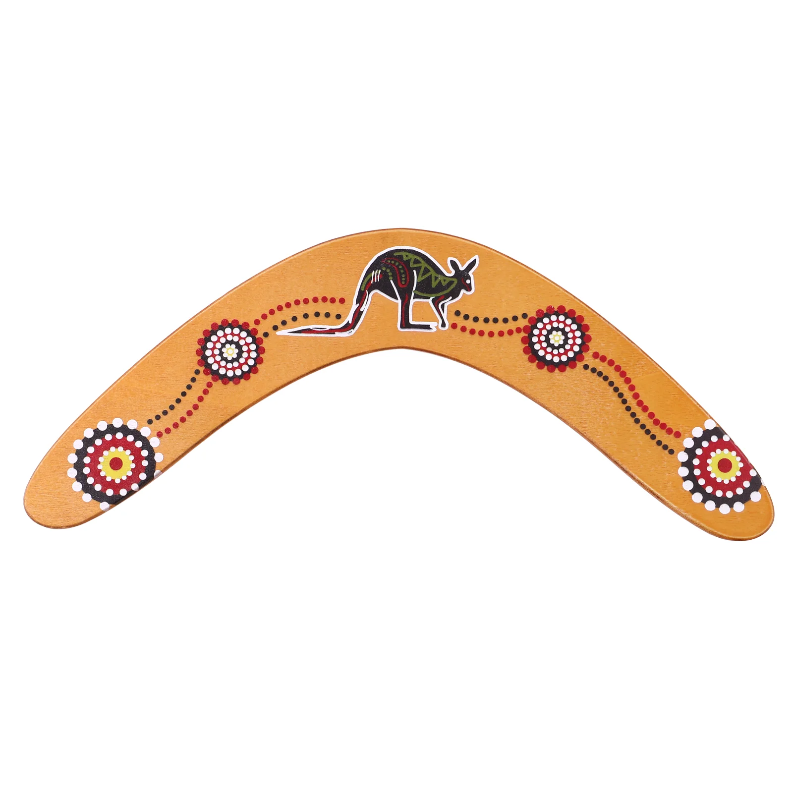 

Clispeed Wooden Boomerang V Shaped Maneuver Dart Outdoor Saucer Funny Flying Toy