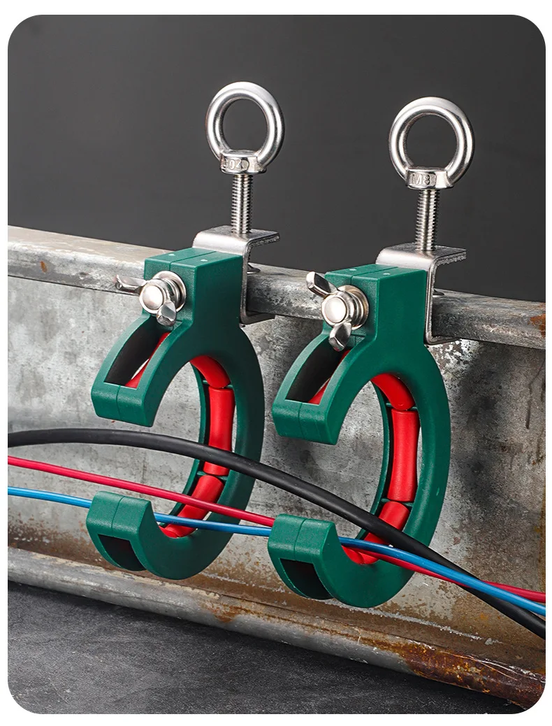 Cable Tray Bridge Pulley Threading Garage Ceiling Integrated Wiring Cable laying Wire Guide Fixation Construction Auxiliary Tool 2
