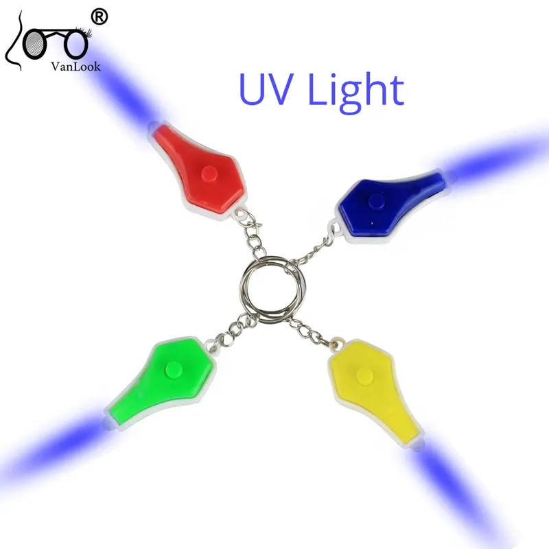 UV AntiBlue Light Test Card Test Light Glasses Test Accessories Card