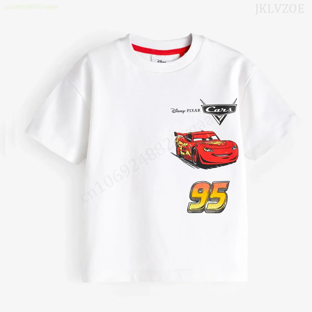 Summer Lightning McQuee T Shirt Car Kids Men Girls Short Sleeve Boy Friends Tee Shirt Clothes T-shirt Children Women 2