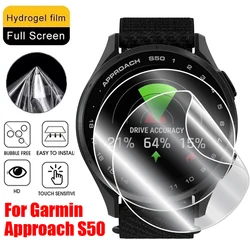 Hydrogel Film Screen Protector for Garmin Approach S50 - Soft Transparent Cover (1 - 6 Pack) (3 PCS)