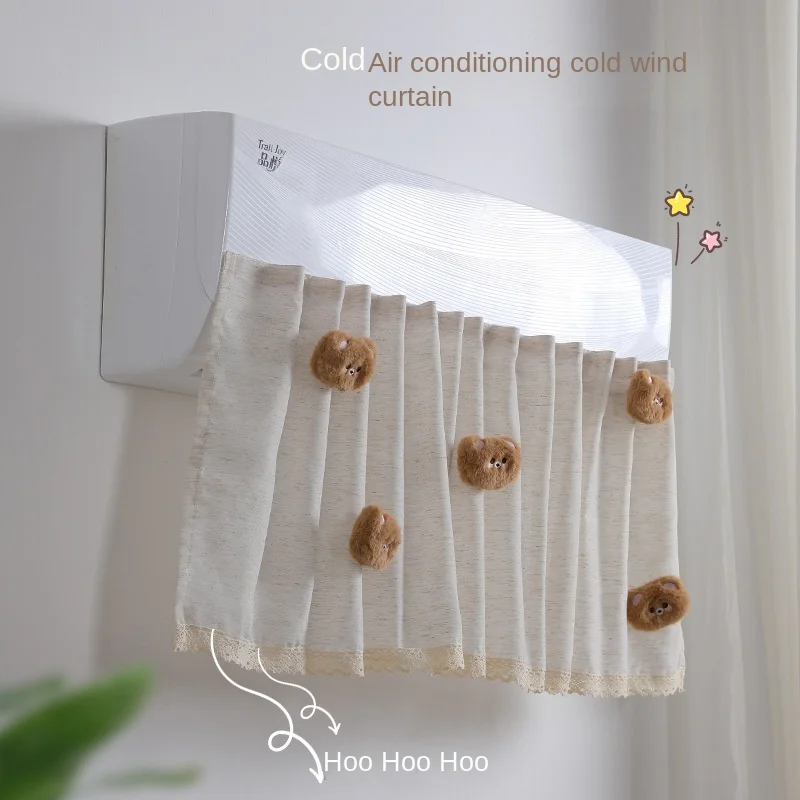Air Conditioning Windshield  Anti-direct Blow Baby Wind Guide Curtain  Windshield Door Curtain  Dust Cover Gauze