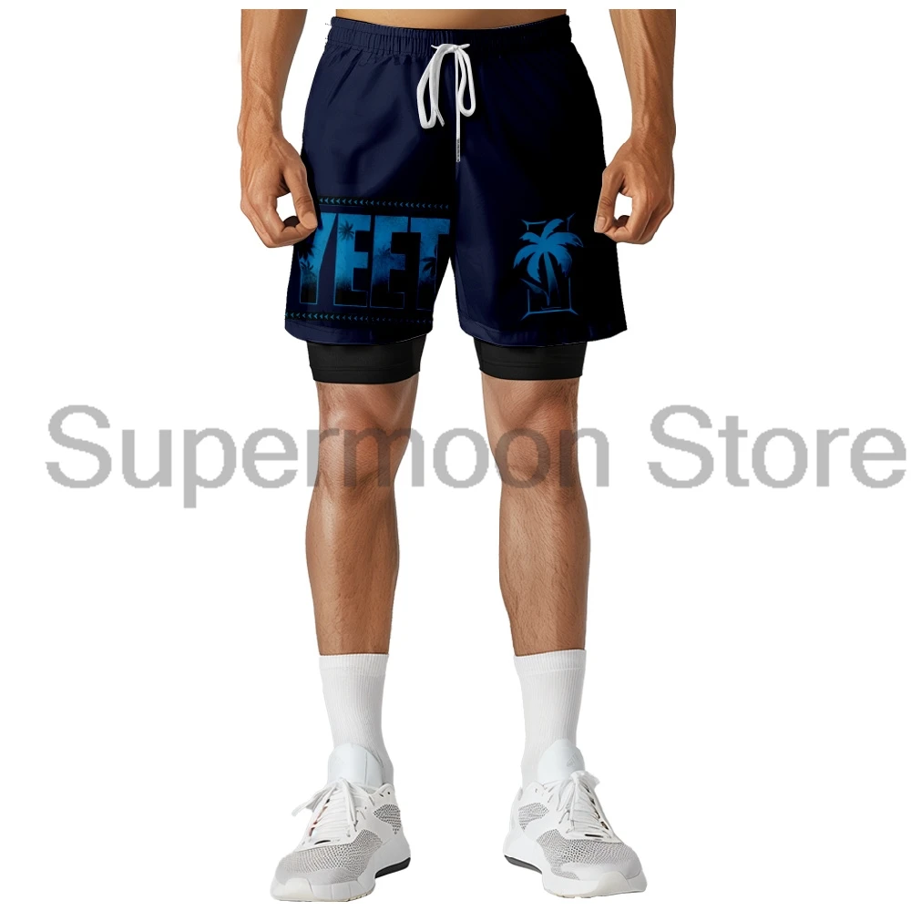 Jey Uso Yeet Sweatshorts Men's 2 in 1 Running Shorts Women Basketball Pants Unisex Outdoor Sportwear 6