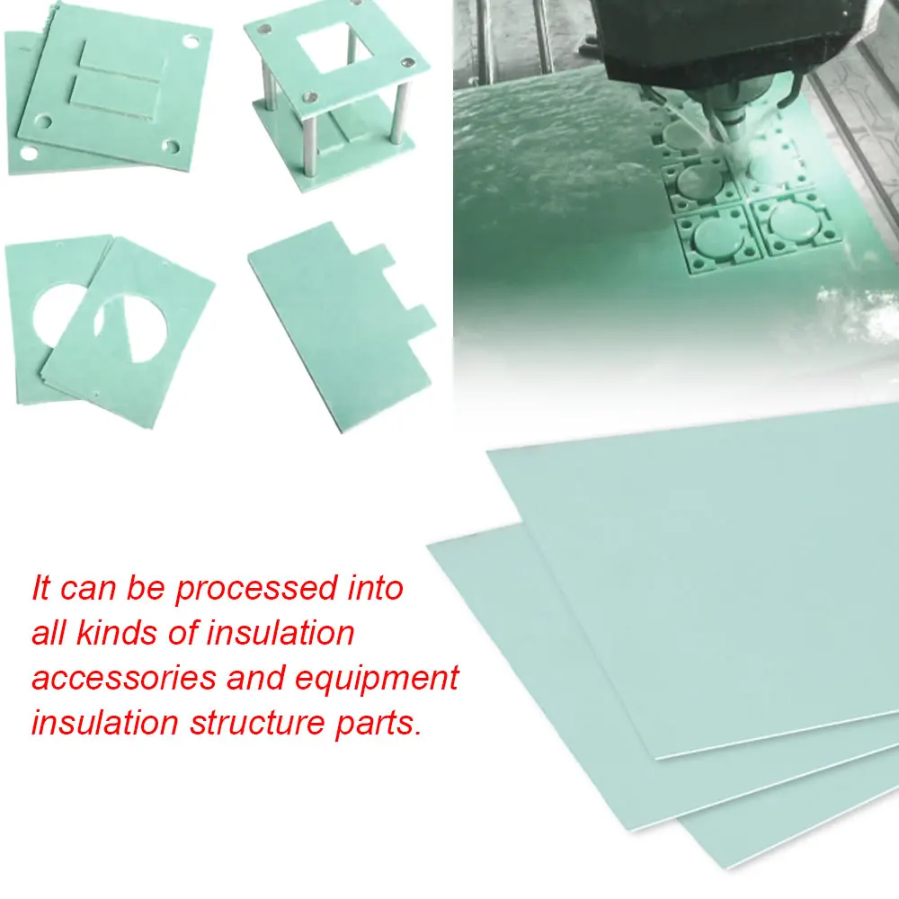 G10/FR4 Resin Epoxy Board Fiber Glass Board Insulation Material Water Green For Lithium Battery Box Assembly/Pad/3D Printing