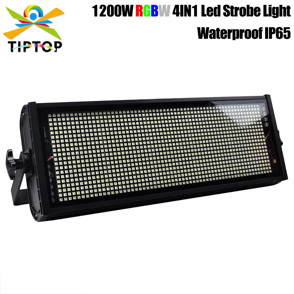 

Водонепроницаемый стробоскоп TIPTOP TP-S1200RGBW, 1200 Вт, RGBW, сценическое освещение для вечеринок, звуковая активация для клубной дискотеки, IP65