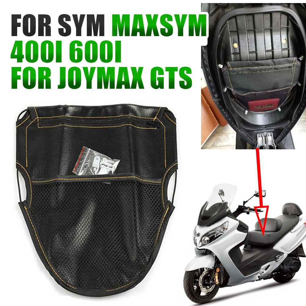 

For SYM MAXSYM 400i 400 600i Joymax Z 300i GTS 250 250i Motorcycle Accessories Seat Bag Seat Under Storage Pouch Bag Tool Bag