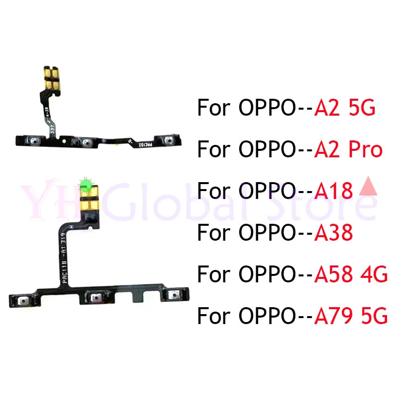 For-OPPO-A18-A38-A58-A79-A2-Pro-Power-On-Off-Switch-Volume-Side-Button ...