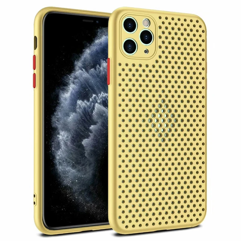 Breathable Cooling Ultra-thin Silicone Phone Case with Heat Dissipation