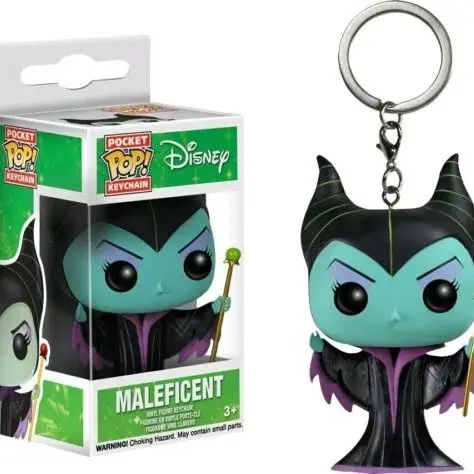 Funko Pop Disney Maleficent Action Figures Portachiavi Giocattolo Per Bambini Con Scatola