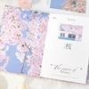 Journal GO 100sheets Cherry Blossom Season Material Paper Book for Collage Junk Journal Scrapbooking Sakura Background Paper 3