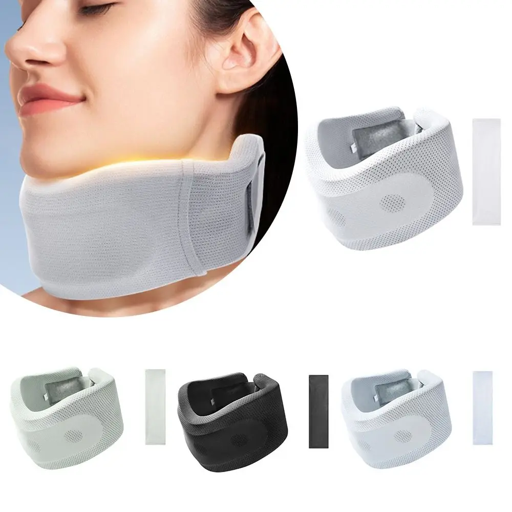 

Sponge U Shaped Pillow Comfortable Relaxing Ice Silk Neck Holder Neck Forward Tilt Corrector Office