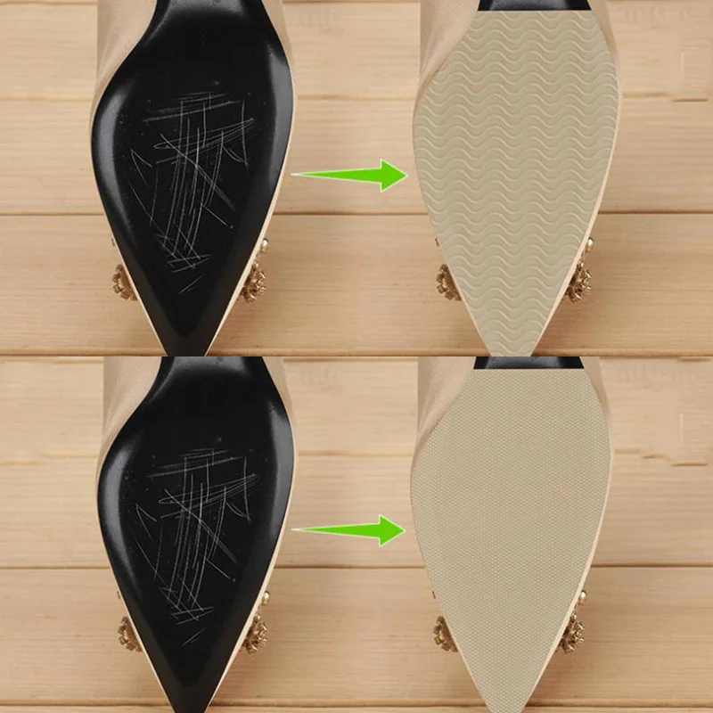 

Wear-resistant Anti-slip Outsole Protection Patches For High Heels Soles Rubber Repair Self-Adhesive Stickers Scratch Resistant