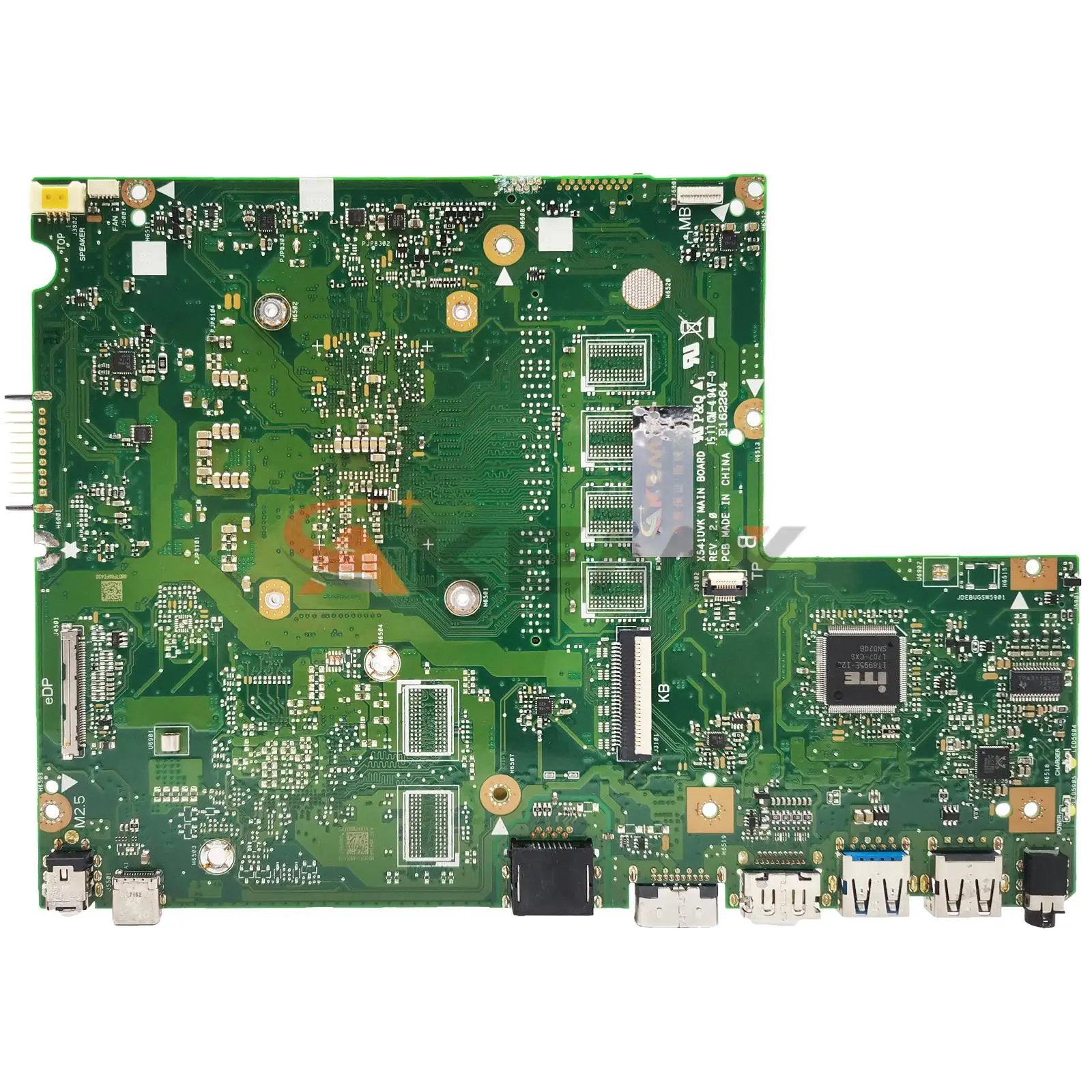 Laptop Motherboard i3 i5 i7 6th Gen 7th Gen Cpu para Asus X541uj X541uv X541uvk X541uq X541u Notebook Mainboard X541ua X541uak - Imagem 4