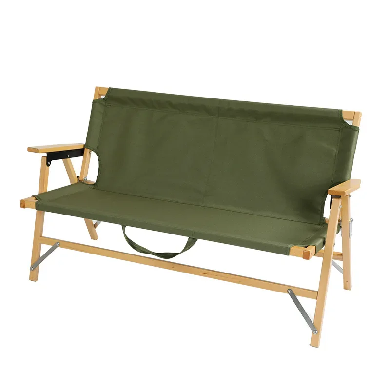 

Solid Wood Park Chair Folding Chair Lengthened Kermit Chair Portable Fishing Stool Bench Camping Wooden New Original Iron Modern