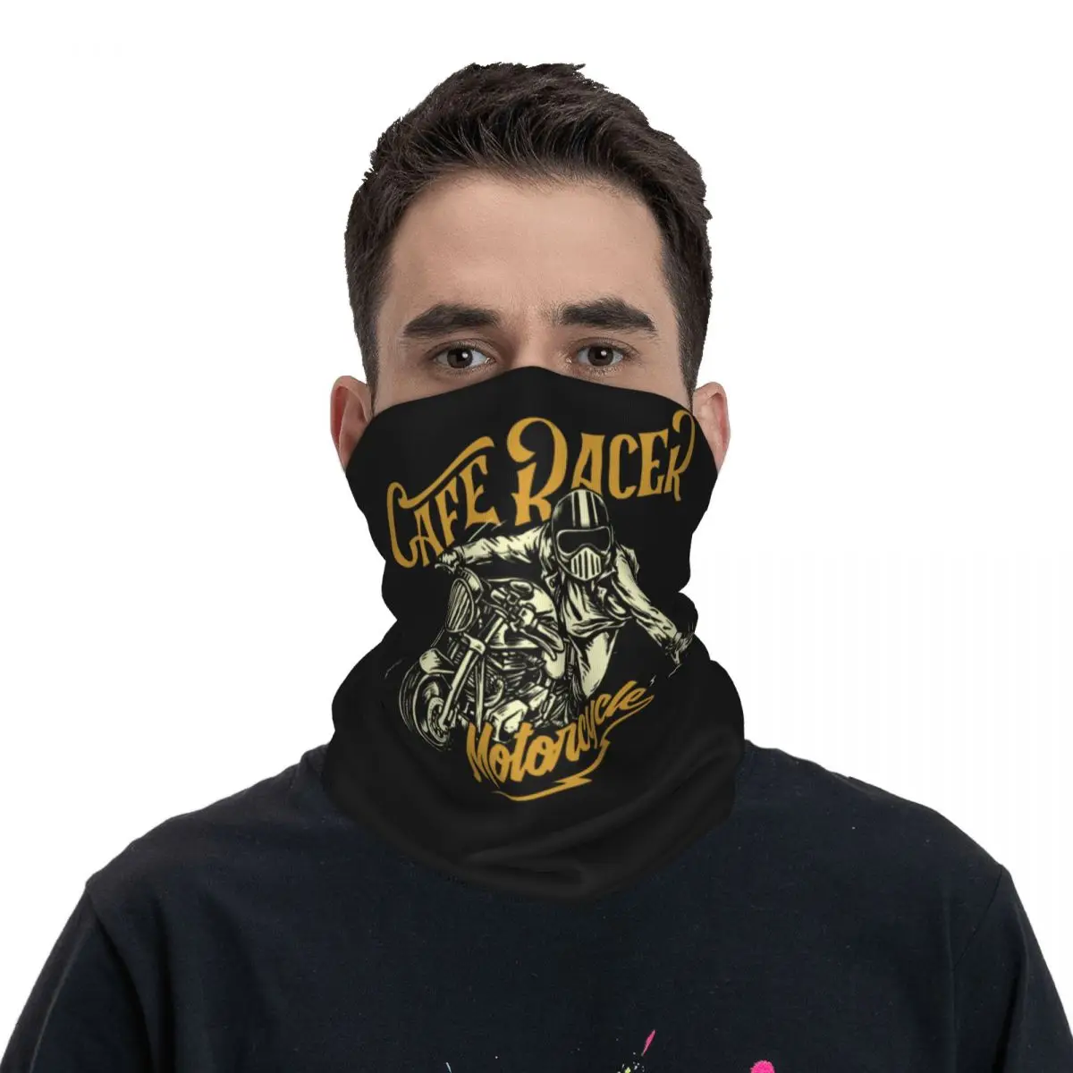 Biker Half Face Mask for Motorcycle Riding - Dust Wind Shield Cover Neck  Gaiter