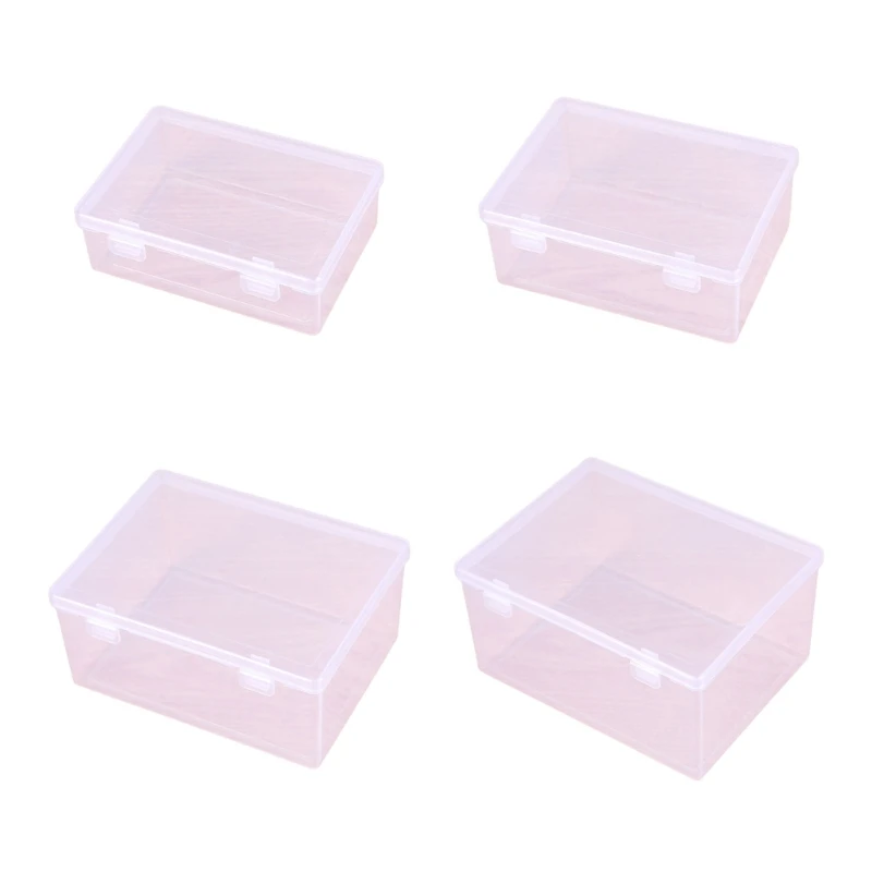

Ящик для хранения ювелирных изделий, практичный прозрачный ящик для хранения с крышкой, маленькие контейнеры для хранения,