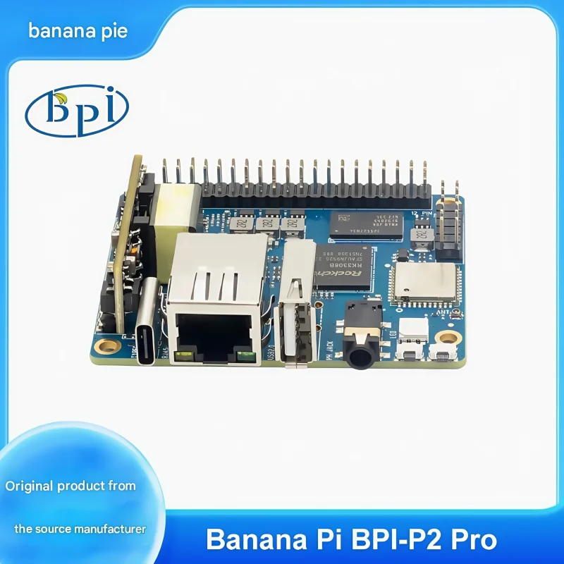 AvaCoreBanana Pi BPI-P2 Pro IoT 개발 보드는 Rockchip RK3308 칩 디자인, 512M 메모리, 8G 스토리지, PoE 지원을 갖추고 있습니다.