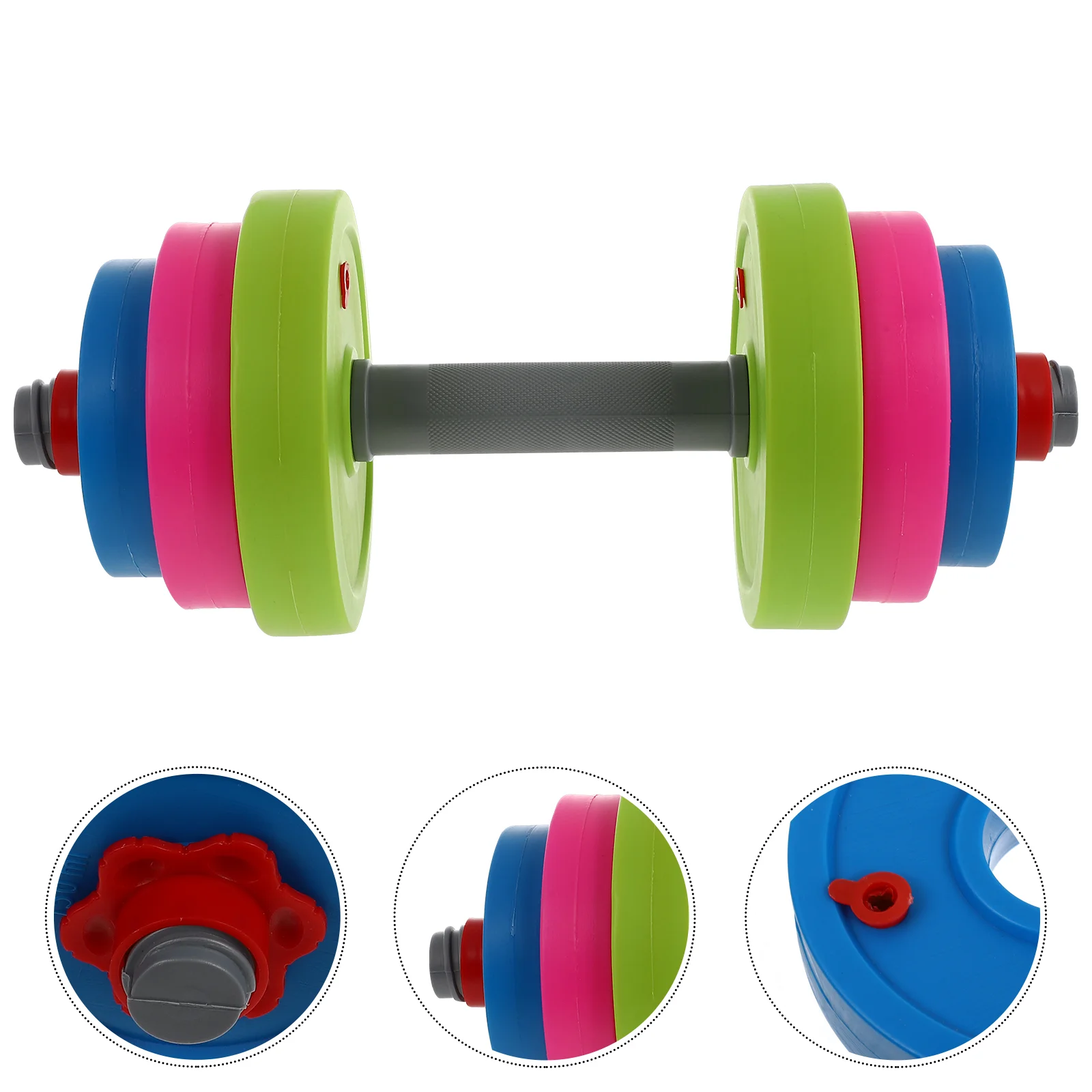 AdjustableHandGripTrainingDumbbellChildrenFitnessEquipmentBarbellToyCreativeDumbbellsBodyBuildingToolsGYMAccessories