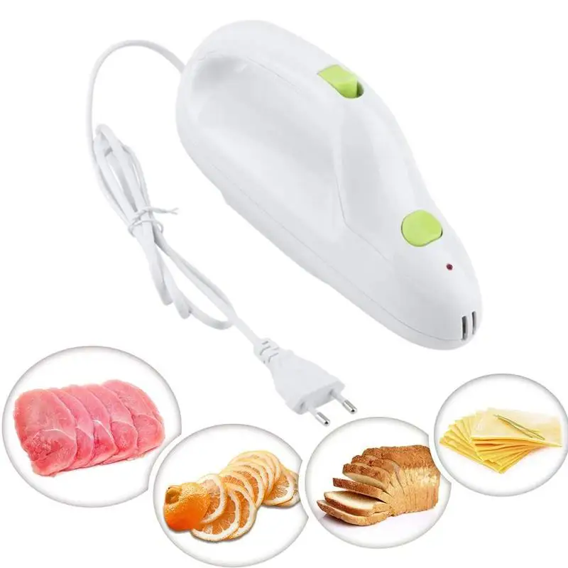 European/American standard electric frozen meat knife bread and pastry steel automatic serrated cutting electric kitchen