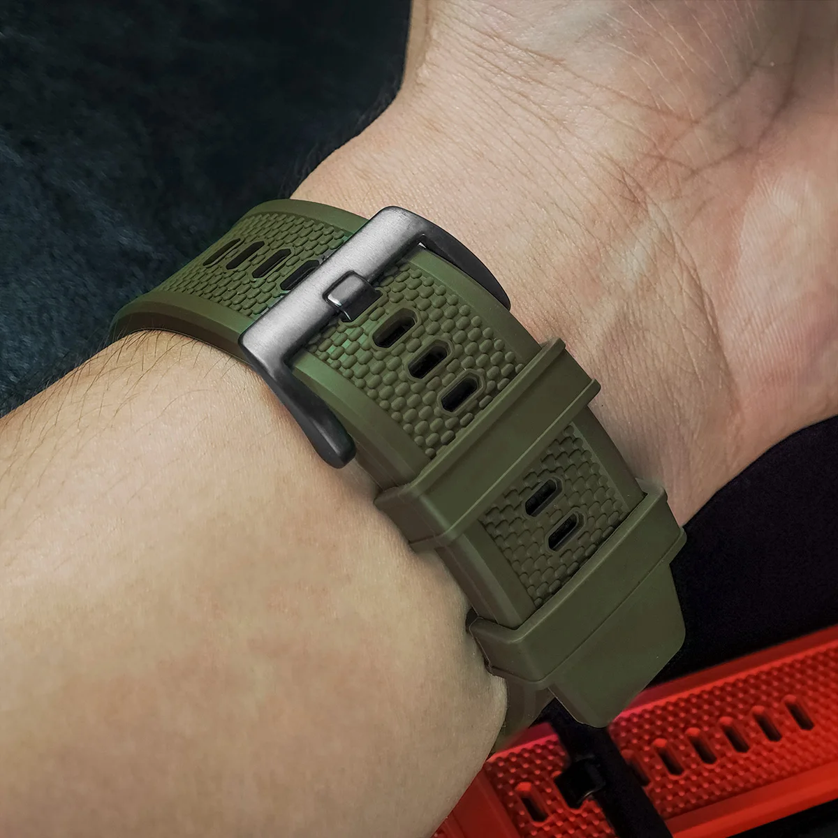 Silicone Watch Strap Replacement Band, QuickFit Bracelet Correas