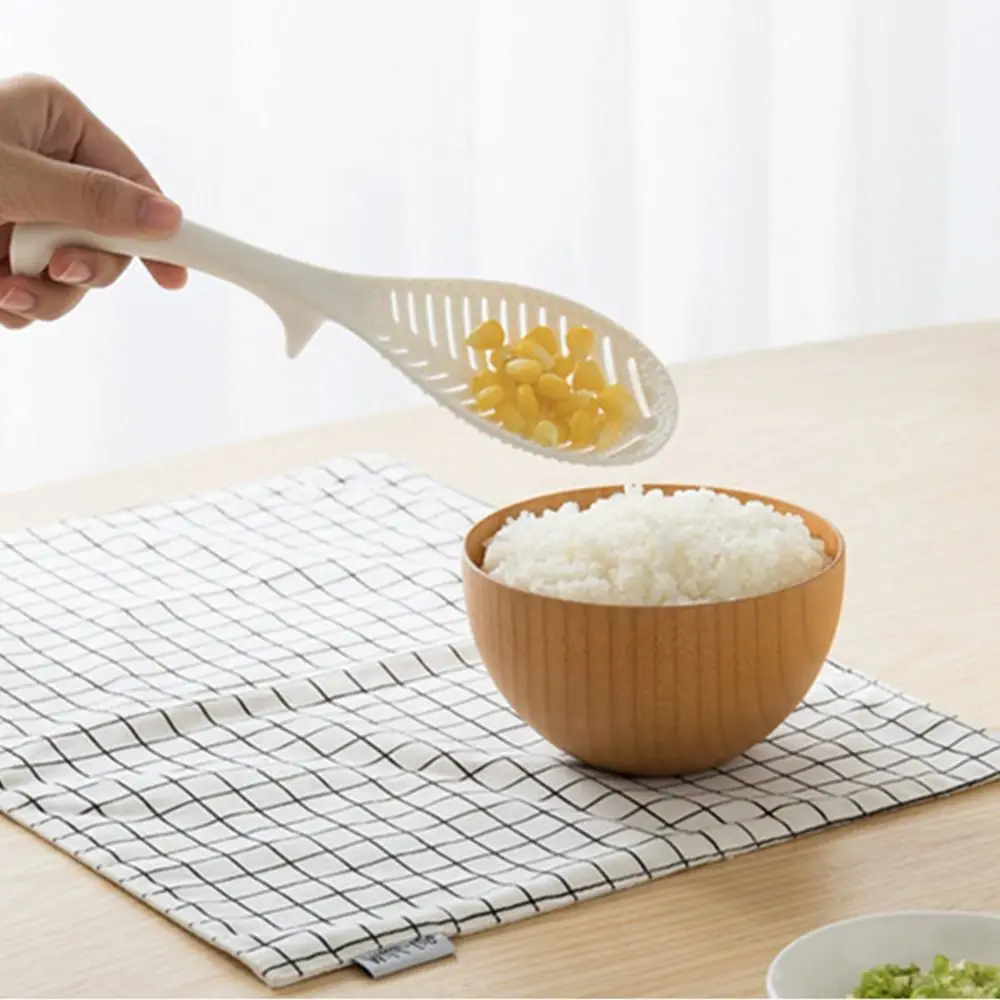 

Heat Resistant Cute Leaf Shaped Cooking Tools Tableware Kitchen Utensils Rice Spoon Drainage Spoon Shovel Colander