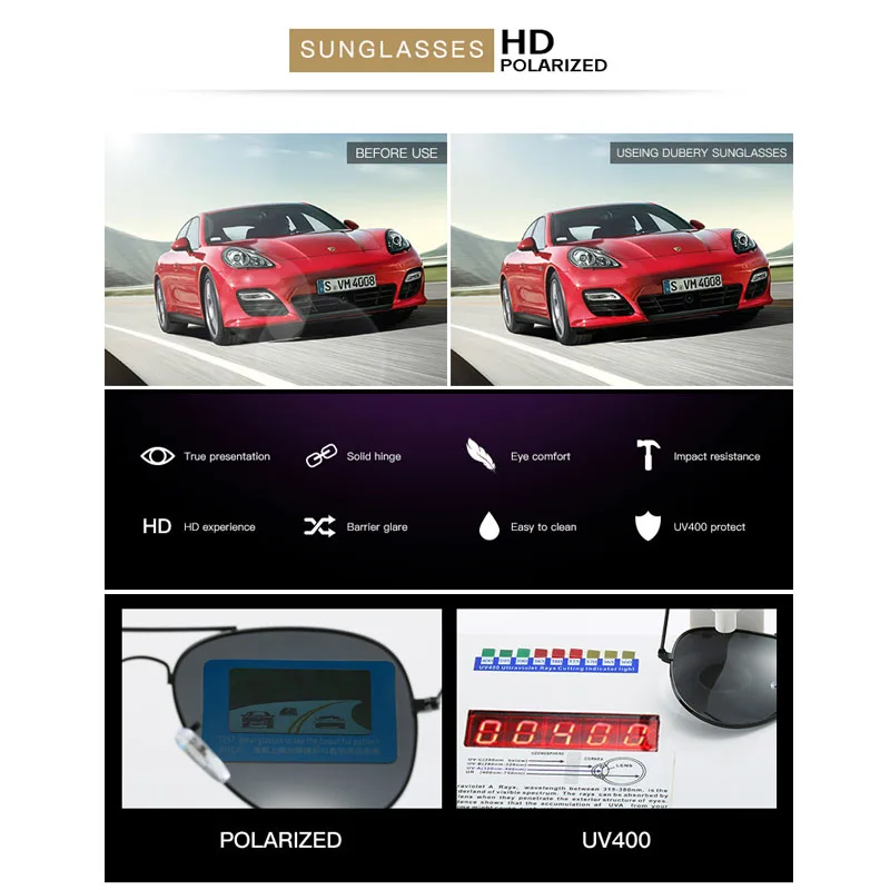 نظارات شمسية فاخرة للرجال والنساء سوداء عتيقة للرج...