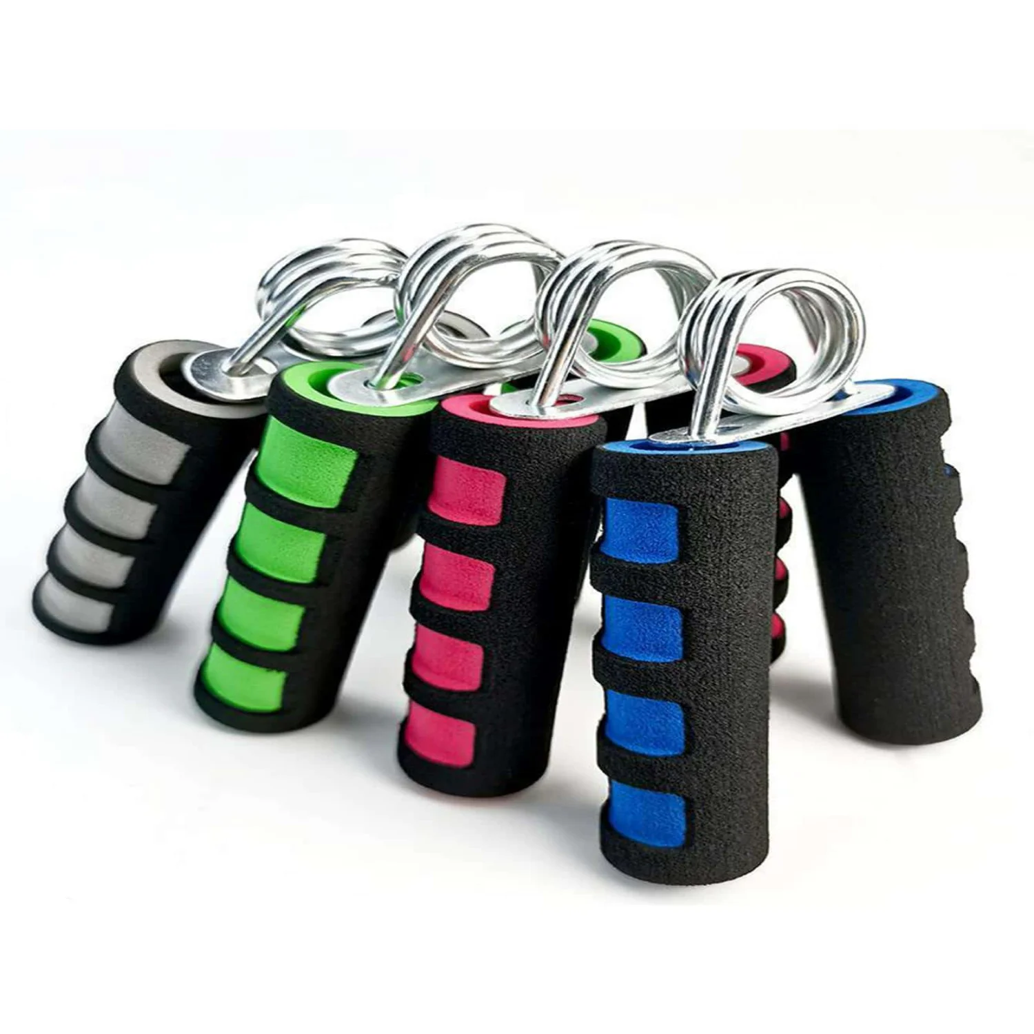 1pc Stainless Steel Sweat Absorbent A-shaped Hand Grip Strengthener
