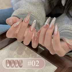 Set of 1 - 12 Ice Transparent Wine Glass Beads Cat Eye Gel Nail Polish - Sweet Spring/Summer Pink Collection (Lianrenmaoyan02)