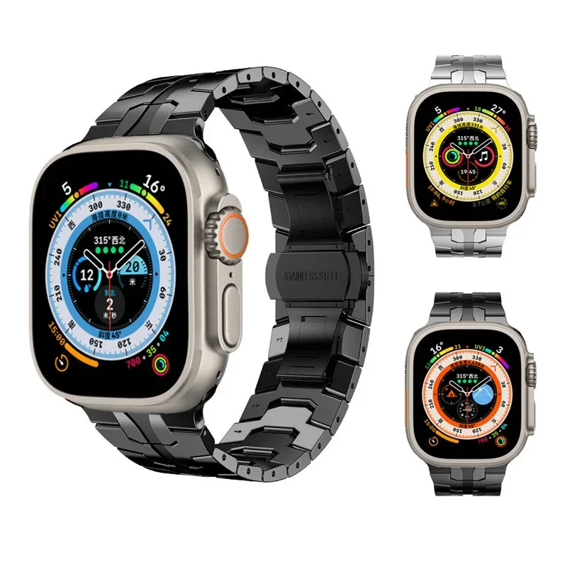 

Применимо к Apple Watch, Φ SE Новая серия Iron Man, металлический ремешок из нержавеющей стали, аксессуары для apple watch