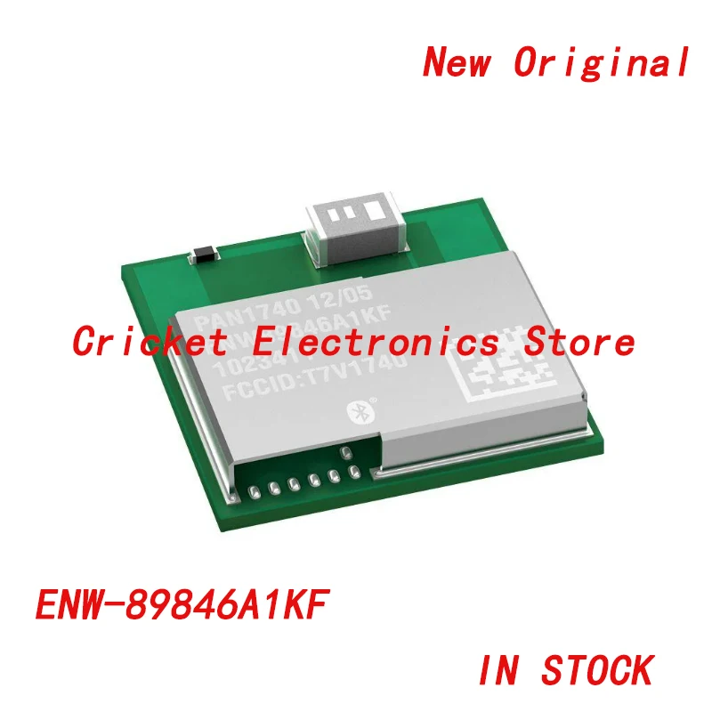

ENW-89846A1KF Bluetooth module -802.15.1 PAN1740 TX= 5mA@0dBm Dialog BLE DA14580