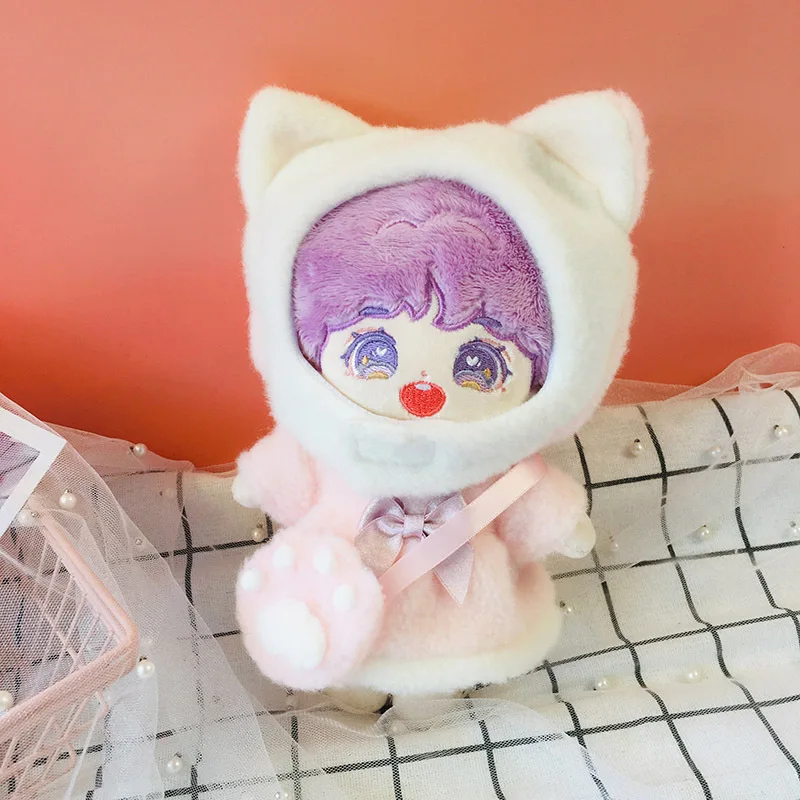 20cm Cotton Doll's Clothes Outfit Accessories for Korea Kpop EXO Idol Dolls Pajama Panda Suit Clothing Fans Gift Collection doll accessories doll clothes doll clothes accessories plush doll accessories
