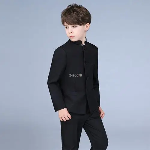 Boys School Graduation Suit Chinese Style boys suit set