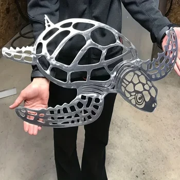 Metal Sea Turtle Wall Art Beach Home Decor 1