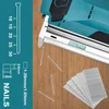 PATUOPRO Brushless Electric Nail Gun F30G Straight Staples Cordless Stapler Portable Home DIY Power Tools Fit Makita 18V Battery 3
