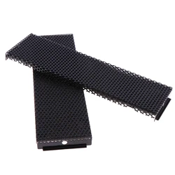 T8WC 2pcs Optical Computer Chassis Front Panel Bracket Driver's Baffle with Dustproof Sponge 15.8x4.3cm