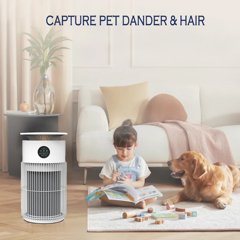 Purificateur d'air pour animaux Air400 CADR 400m³/h HEPA H13 WiFi Tuya