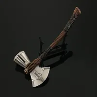 Thor Hammer TheAvengers Quake Stormbreaker Boys Anime Game Keychain Mjolnir Weapon Model Katana Samurai Swords Gifts Toys Boyss 2