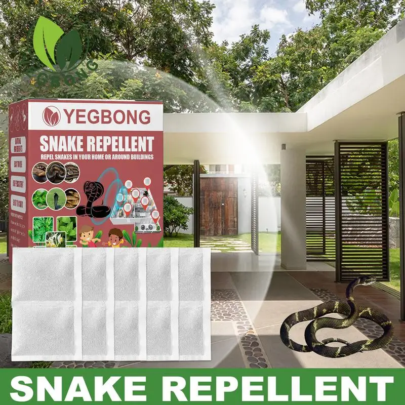 10 Pcs Snake Repellents Bags Pest Control Snake Repellent Pouch Garden Accessories