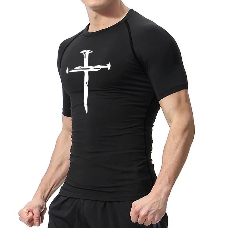 Christian Athletic Quick-Dry Compression Workout Tee
