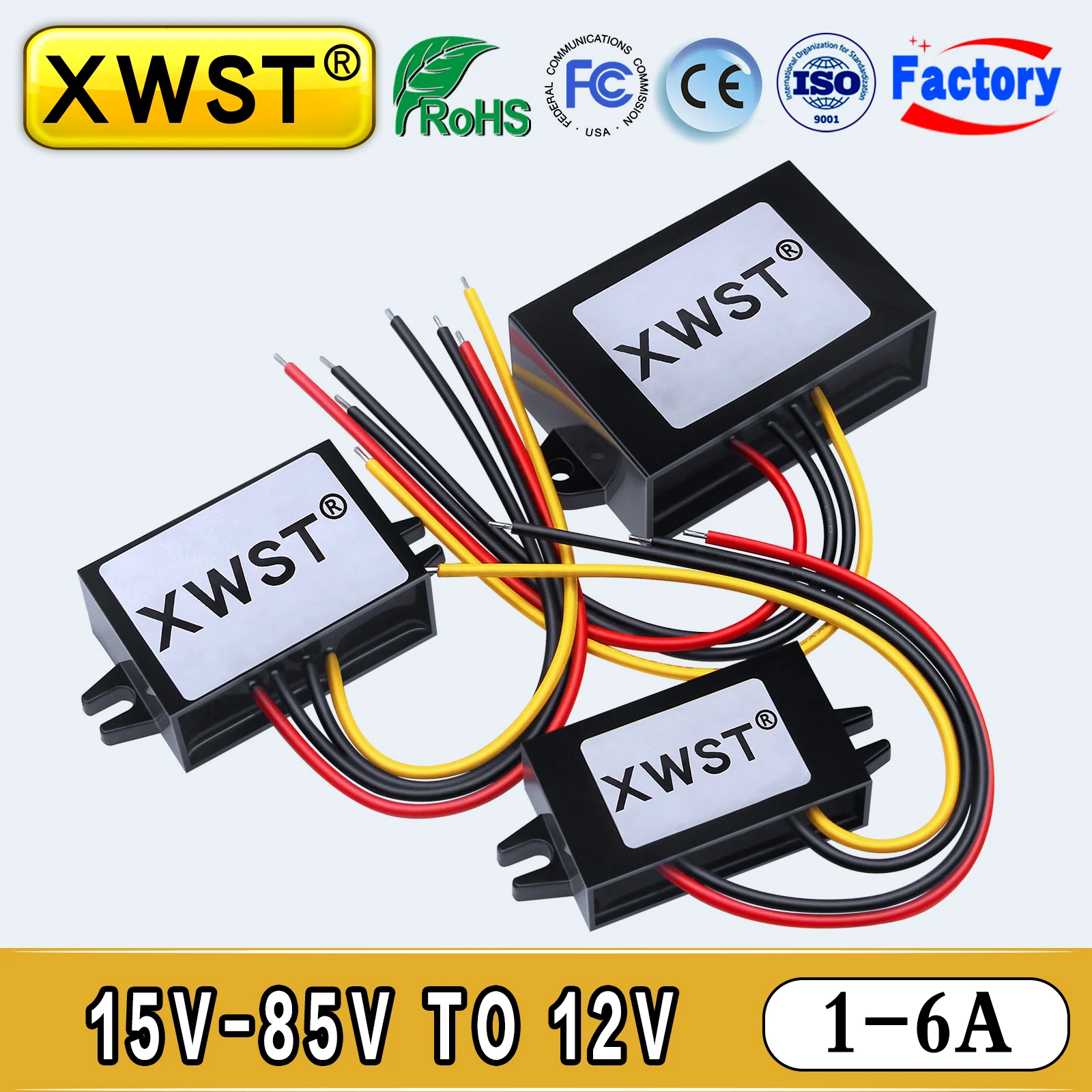 XWST DC DC Spannungswandler 8-85V Auf 5V - Mit USB & Type-C Für Auto, E-Bike