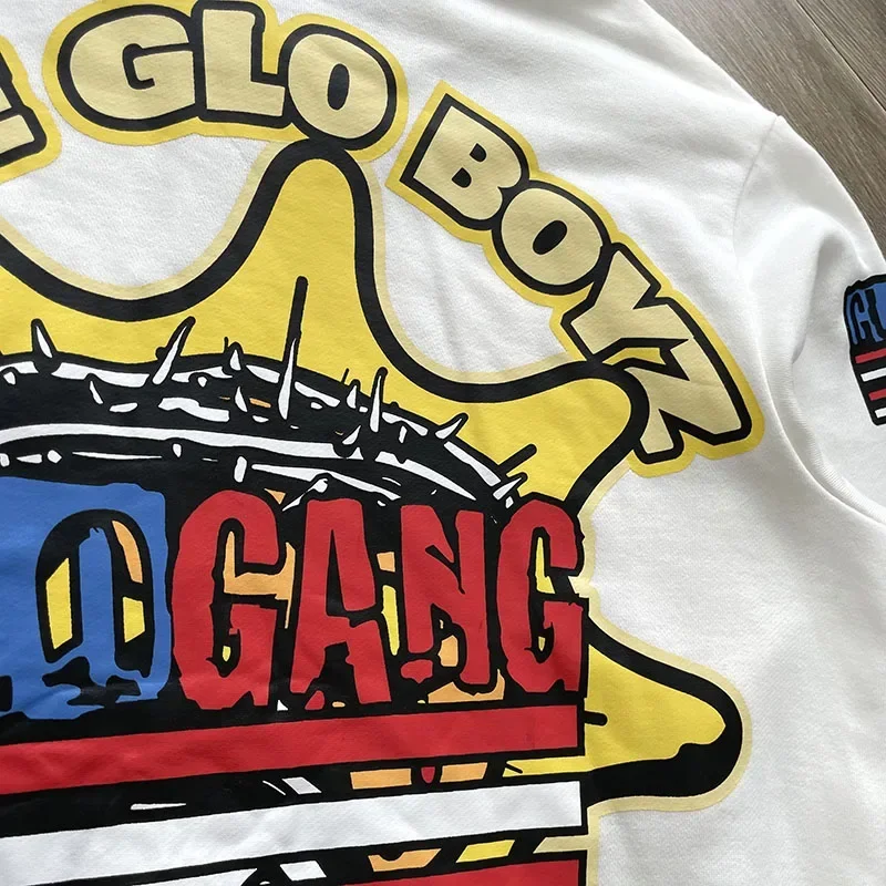 【GLO GANG】関税/送料込み Glory Boyz Complex 24 Tee High-quality Summer Short-sleeved Men's Glo Gang Boyz
